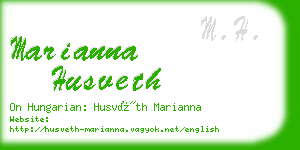 marianna husveth business card